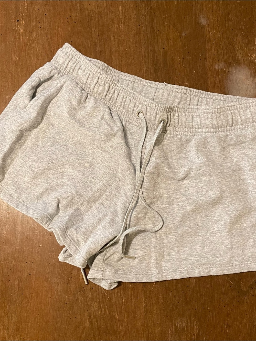 Auden Women’s Light Heather Gray Athletic Lounge Shorts